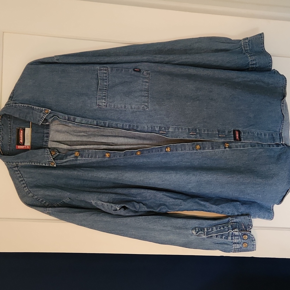 Dickies Men's Jeans Work Shirt XLarge